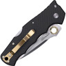 Нож COLD STEEL GOLDEN EYE ELITE BLACK SPEAR POINT CS_62QCFS
