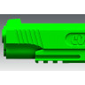 Макет пистолета тренировочного COLD STEEL RUBBER TRAINING PISTOL CS_92RGC11